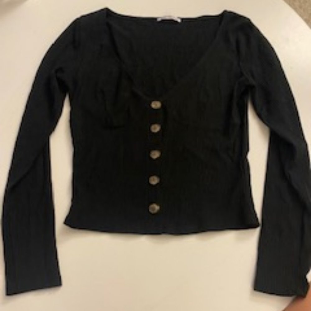 Black Reformation Long Sleeve Top size Medium